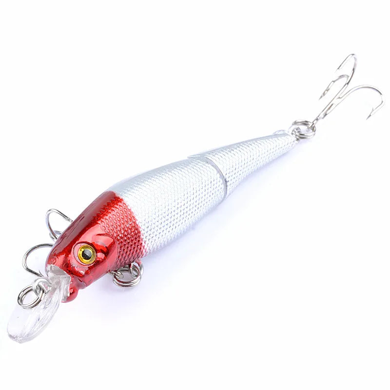 1PCS Quality Floating Minnow Fishing Lure 7.4g 9.2cm Hard Wobblers Artificial Bait With Treble Hook Crankbaits Bass Tackle