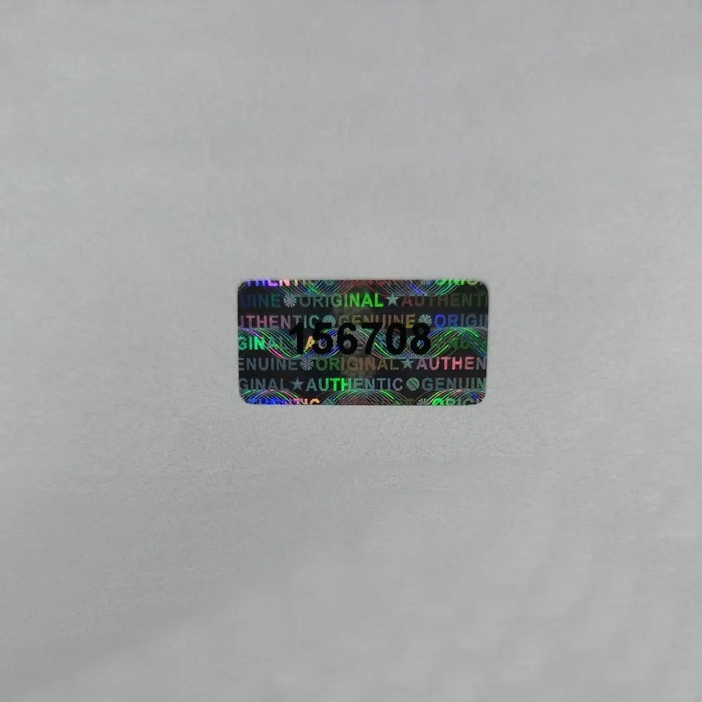 5000pcs Serial Number Holographic GENUINE AUTHENTIC Warranty Void Tamper Proof Evident Sticker 20mm x 10mm