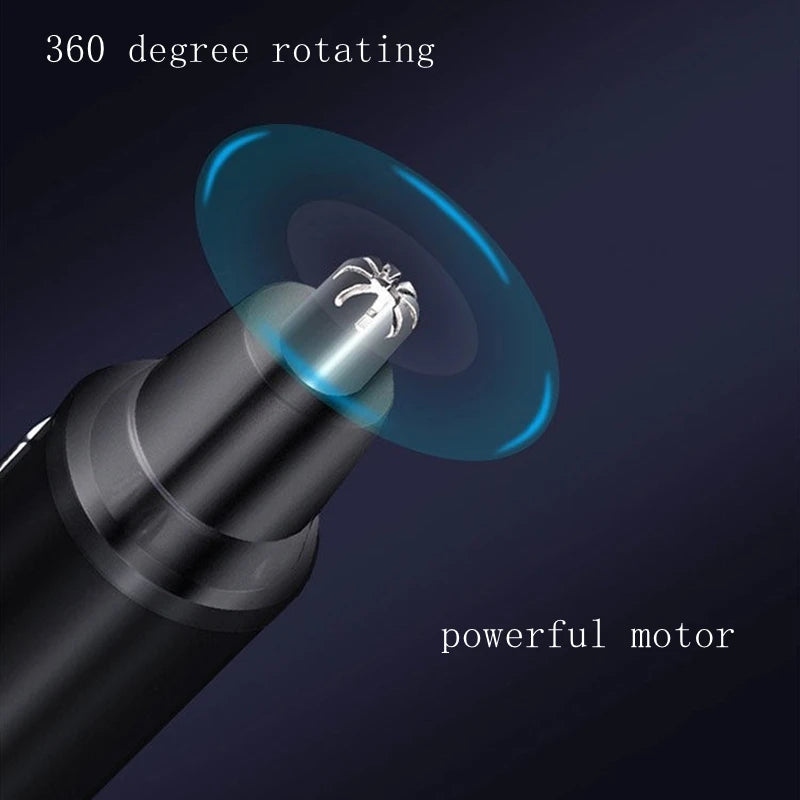 Original Kemei All In One Rechargeable Nose Hair Trimmer Beard Grooming For Men Eyebrow Hair Removal Nose Ear Shaver Cut Cleaner