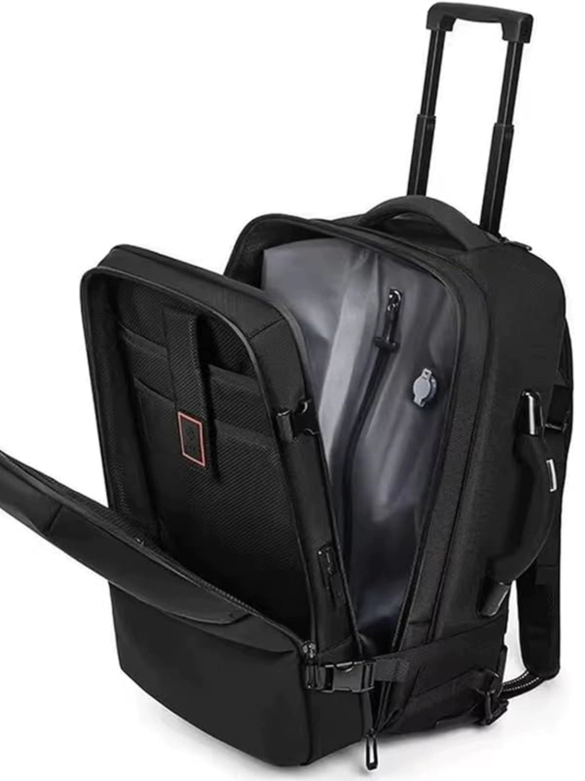 Airback backpack, vacuum compression backpack, invisible tug backpack, business trip, travel trolley case 24 inches