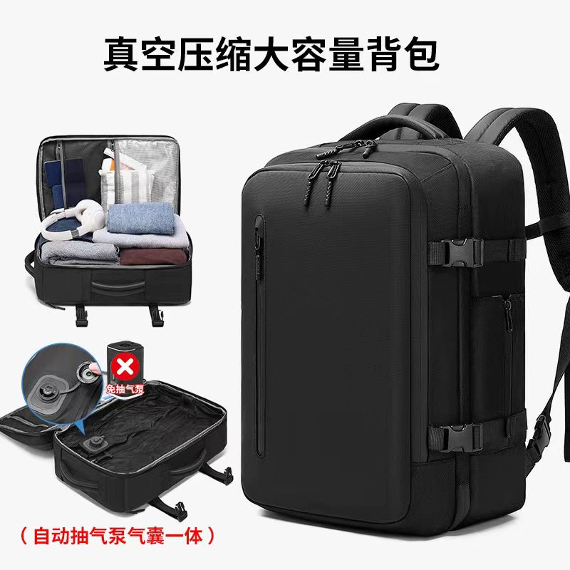 Airback backpack, vacuum compression backpack, invisible tug backpack, business trip, travel trolley case 24 inches