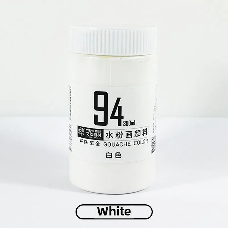 Gouache Paint Super Gouache Color 300ml Single Pack Art Class Non-toxic Beginner Pigment Art Student Special Large Bottle