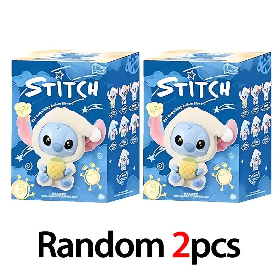 Stitch Has to Take a Bite No Matter How Sleepy It Is GenZ Street Series Mystery Box Funny Diary Mystery Box Children's Toys