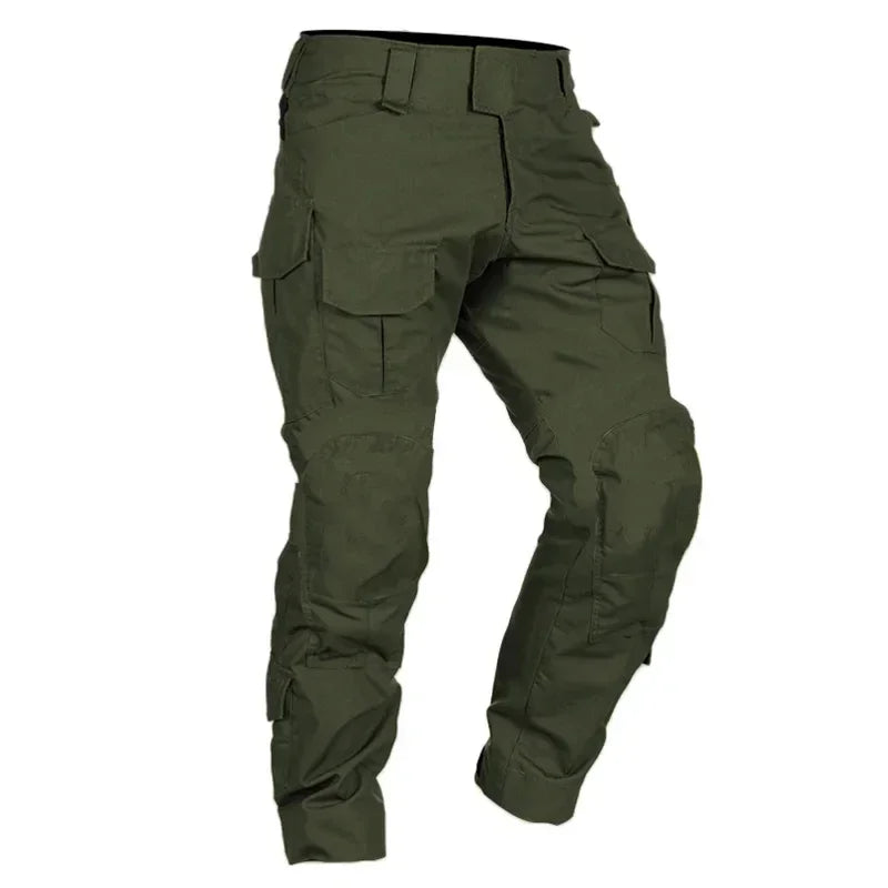 Versatile Men's Tactical Pants, Combat Trousers with Knee Pads, Camo Cargo Sport Pants for Hunting and Hiking( Not knee pads)