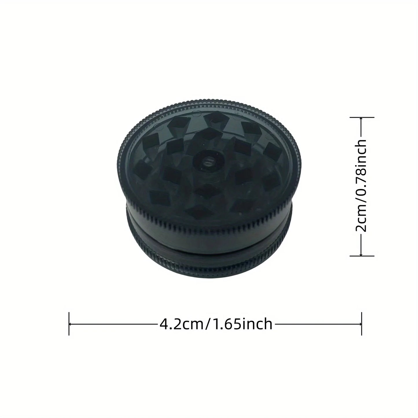 40/60mm Plastic Herb Grinder 3-layer Manual Spice Salt Mill Pepper Mortar Pestle Tobacco Raw Grass Grinder Cigarette Smoke Tool