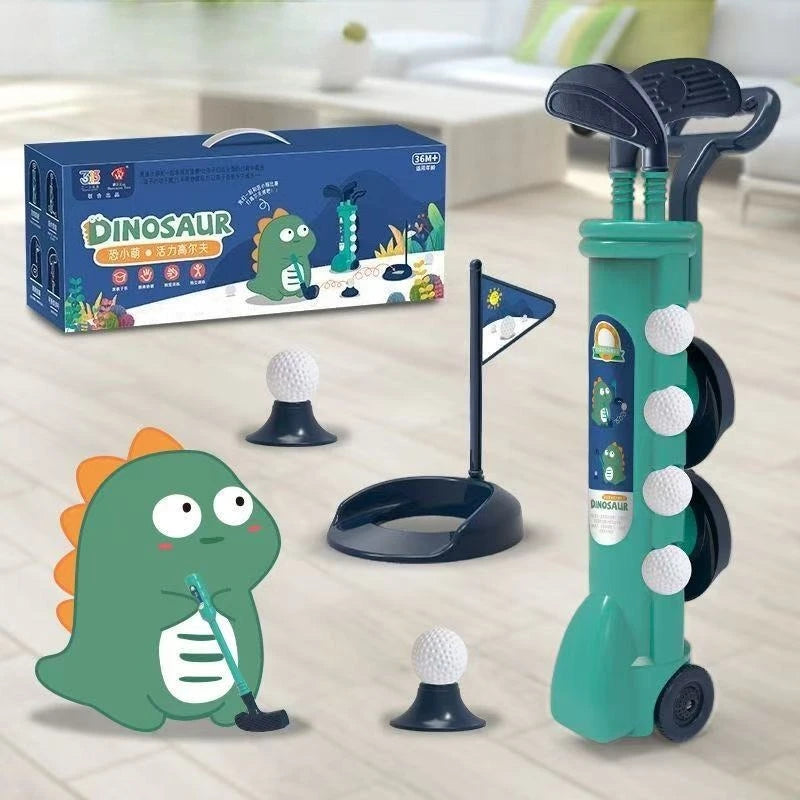 Kids Golf Toy Set - Indoor Outdoor Sports Game for Boys & Girls Perfect Birthday Gift for Children with Putter Balls