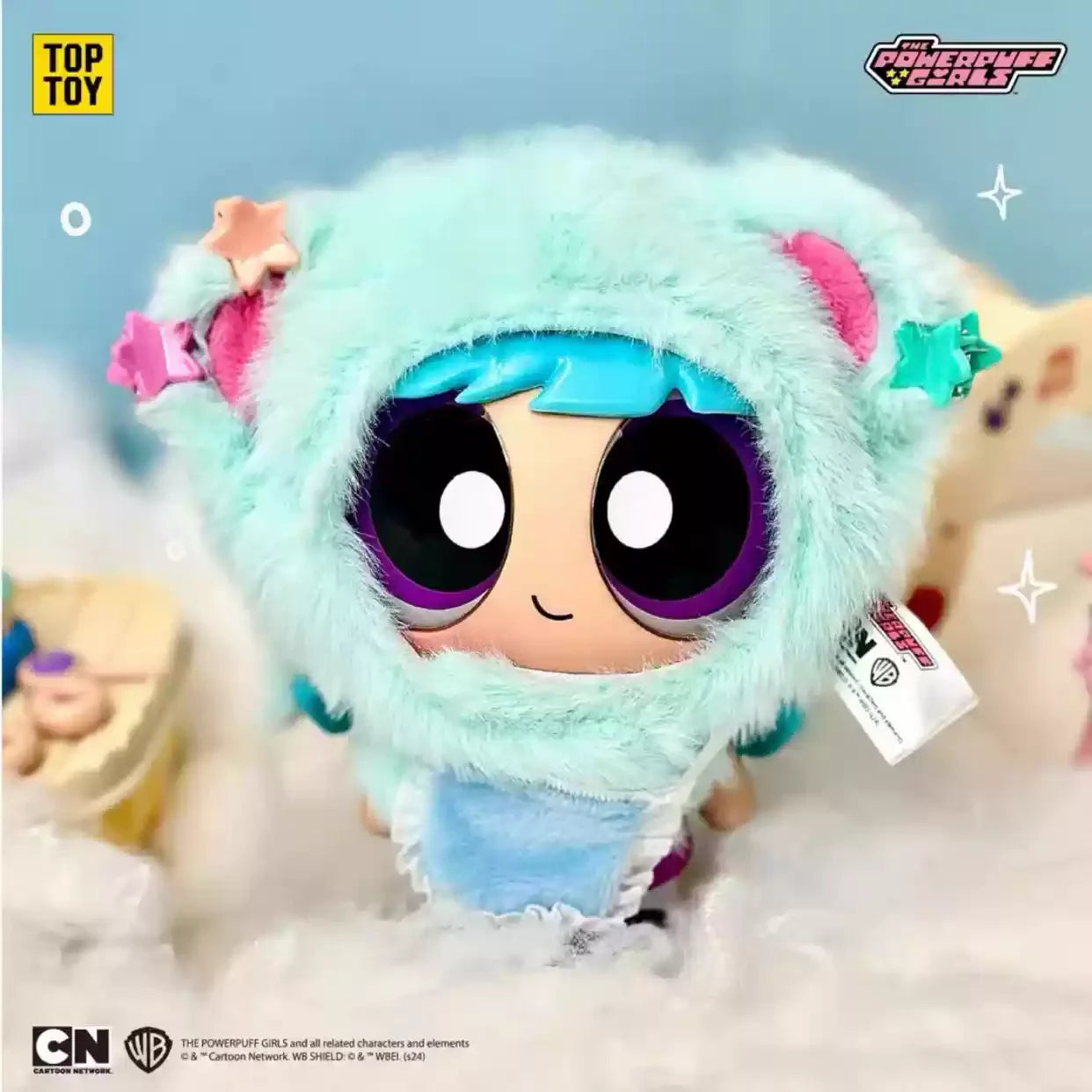 The Powerpuff Girls Cloak Doll Series Blind Box Toy Pendant Doll Anime Cartoon Peripheral Desktop Decor Children Birthday Gifts