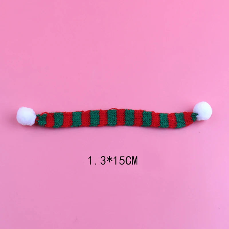 5PCS/lot Mini Handmade Small Knitting Hat For DIY Dolls Decoration Phone Case Decoration 3.5CM