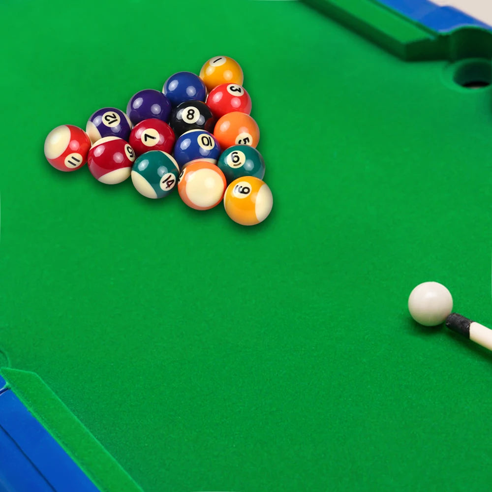25MM / 32MM / 38MM Children Billiards Table Balls Set Resin Small Pool Cue Balls Full Set