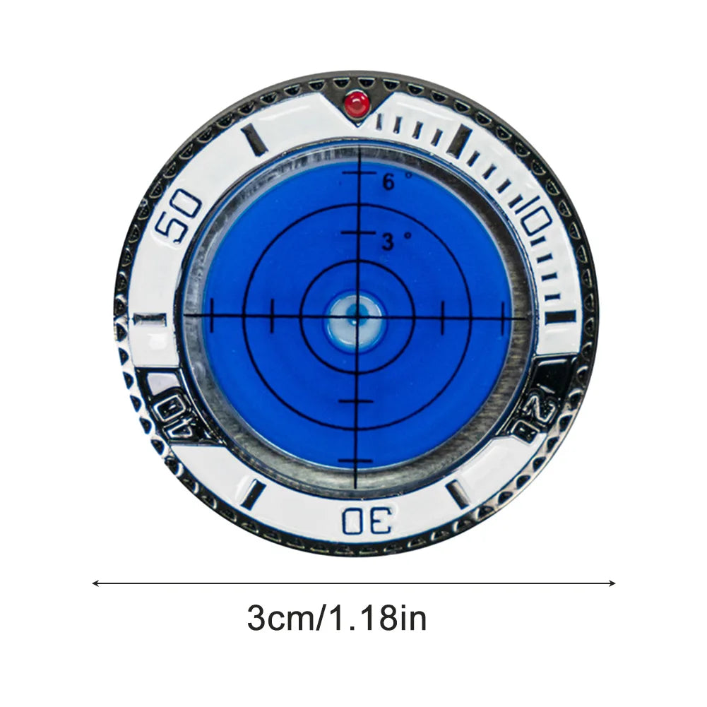 Golf Ball Marker High Precision Golf Slope Putting Level Reading Ball Marker Metal Golf Accessories