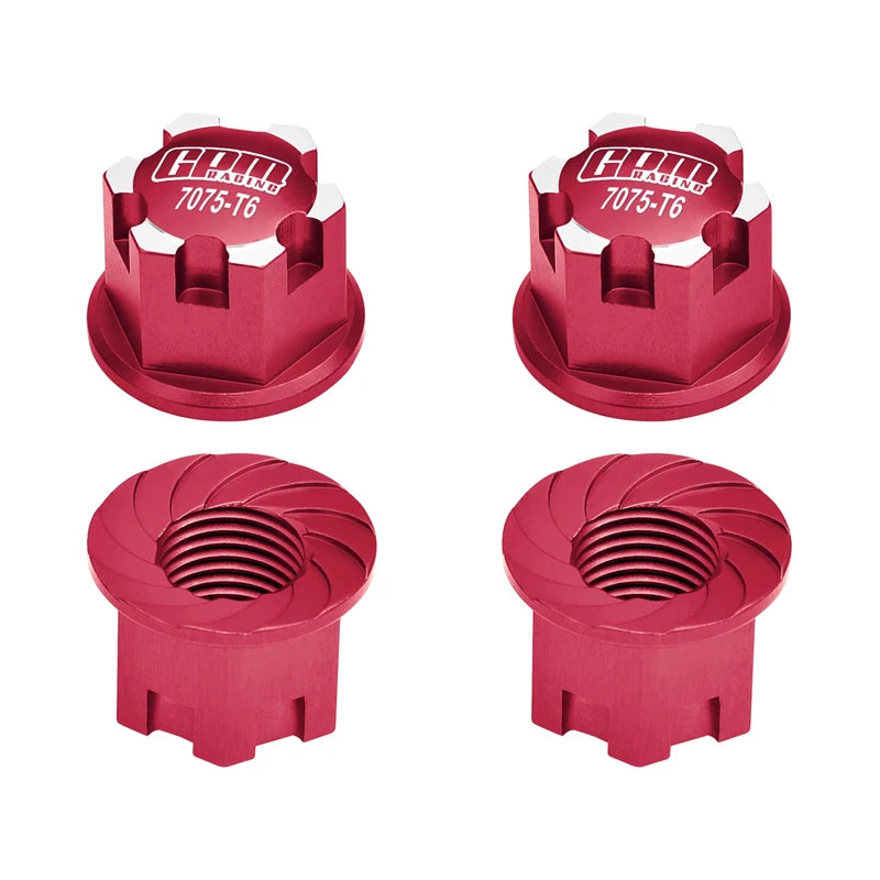 GPM Metal Alloy 17mm Wheel Nuts Tire Nut 7758 for Traxxas 1/6 XRT 1/5 X-MAXX 8S 1/8 Sledge 1/10 E-Revo 2.0 MAXX WideMaxx RC Car