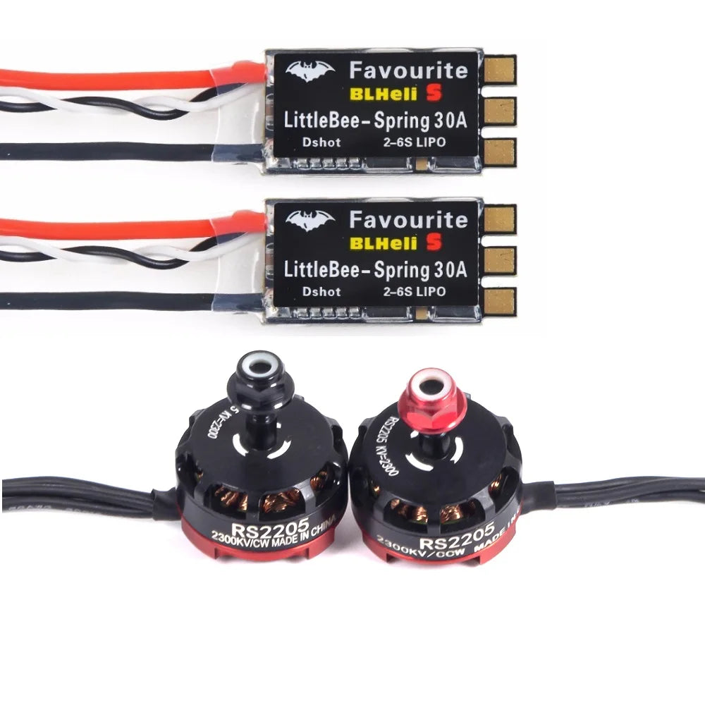 RC RS2205 2205 2300KV CW CCW Brushless Motor for 2-6s 20A/30A/40A ESC FPV RC QAV250 X210 Racing Drone Multicopter