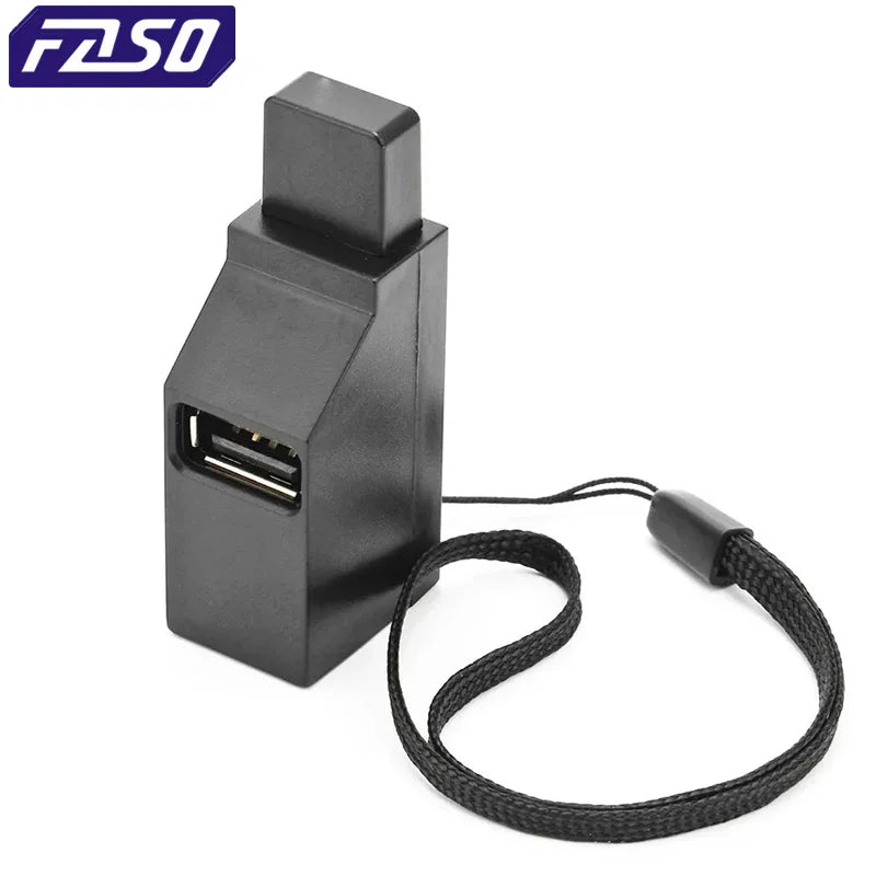 FASO USB 3.0 HUB Adapter Extender Mini Splitter Box 1 to 3 Ports High Speed USB 2.0 For PC Laptop U Disk Card Reader