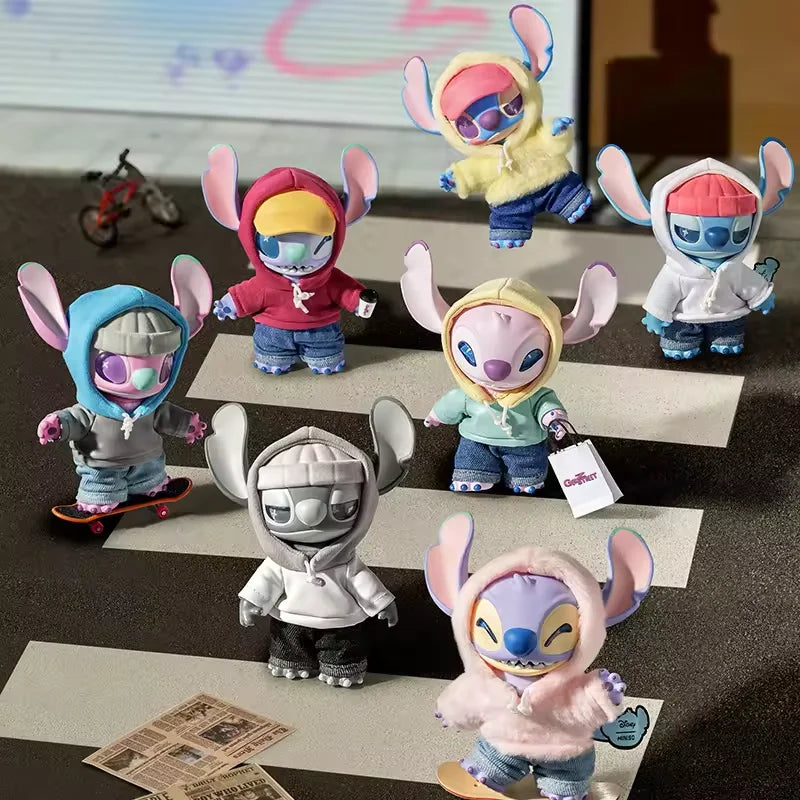 Stitch Has to Take a Bite No Matter How Sleepy It Is GenZ Street Series Mystery Box Funny Diary Mystery Box Children's Toys
