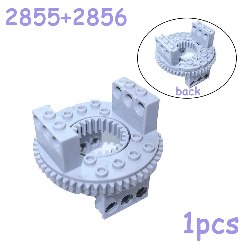 High-Tech Parts 28 56 60 Tooth Turntable 18938 18939 48452 50163 99009 99010 2855 2856 MOC Technical Parts Building Block Bricks