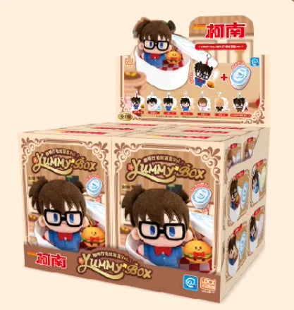 Detective Conan Cafe Plush Toys Bento Pendant Anime Peripheral Figure Collectible Model Dolls Toy Kawaii Children Birthday Gift