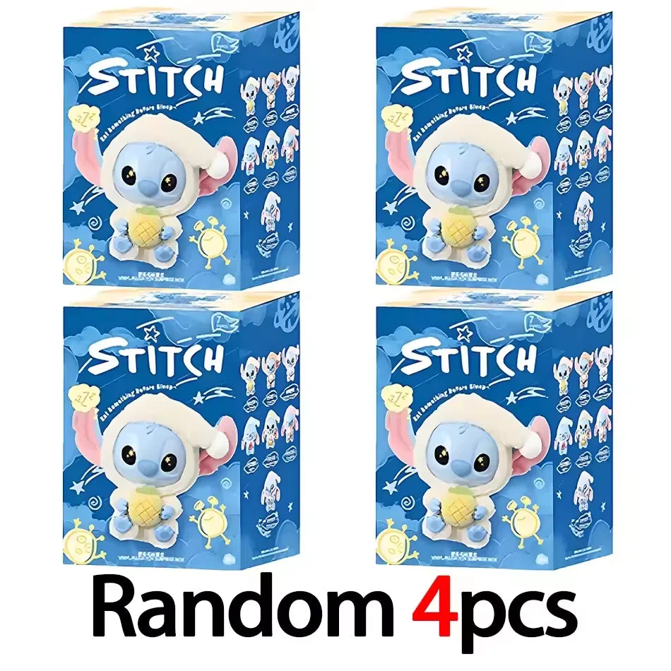 Stitch Has to Take a Bite No Matter How Sleepy It Is GenZ Street Series Mystery Box Funny Diary Mystery Box Children's Toys