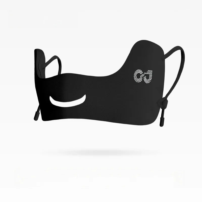 Summer Ice Silk Sunscreen Mask Women Outdoor UV Shade Breathable Golf Mask Hanging Ear Outdoor UPF50+