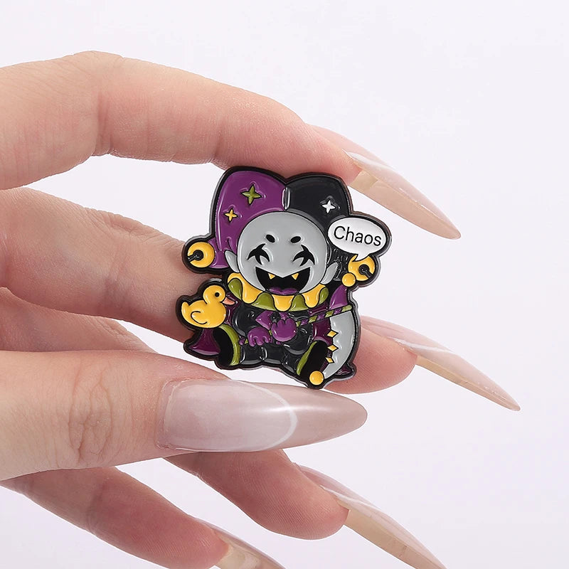Deltarune Susie Kris Enamel Pins RPG Game Characters Brooches Lapel Backpack Badge Jewelry Accessories Gifts for Fans Friends