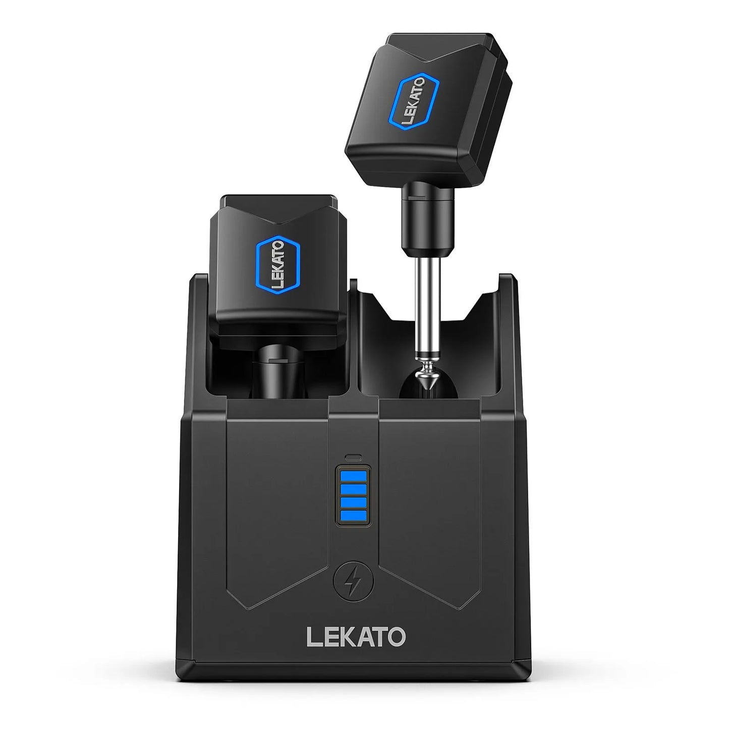 5.8Ghz Rechargeable Guitar Transmitter | Lekato Wireless Kit W/ 300Ft Range & Fast-Charge Case for Electric Guitar/bass Outdoor