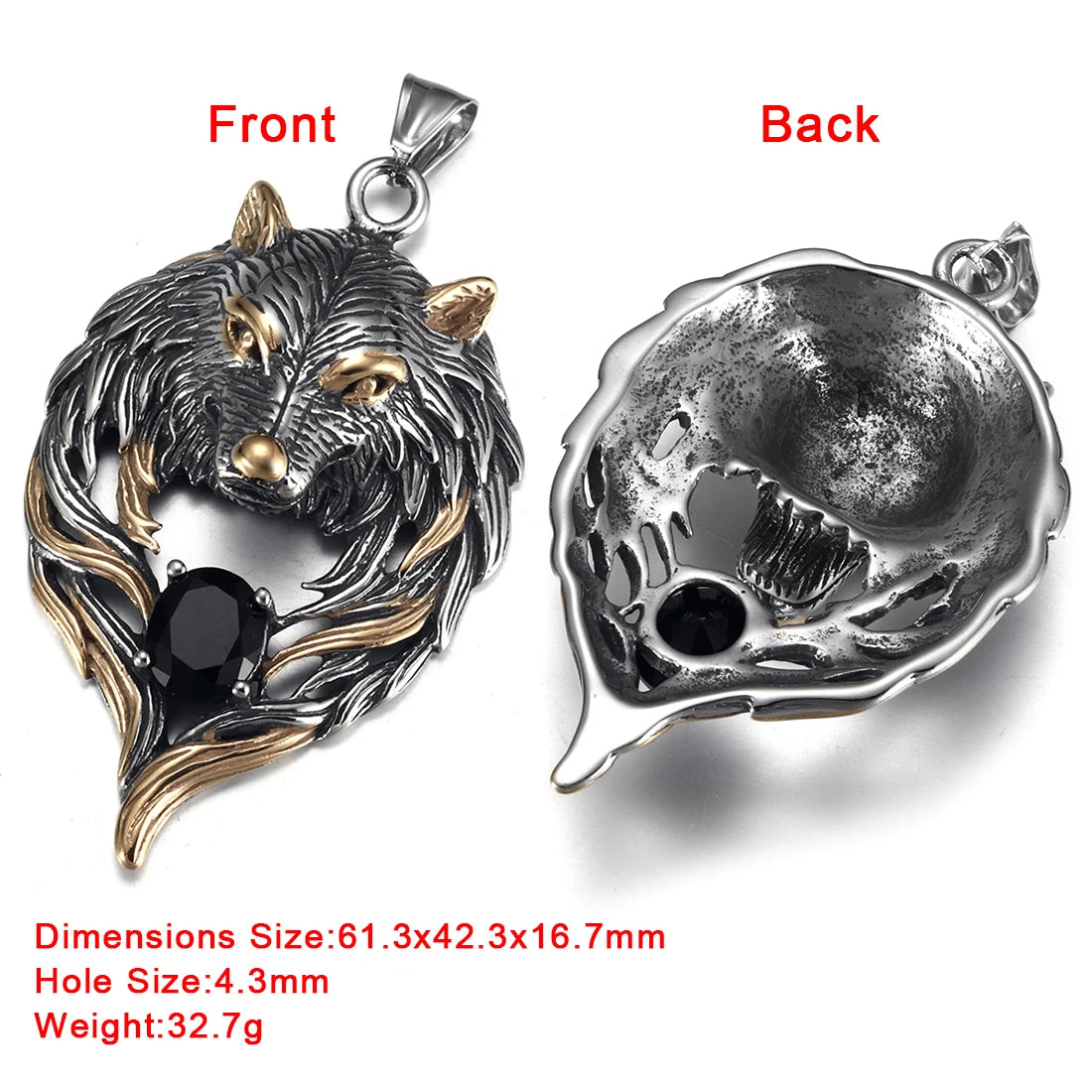 316L Choice Stainless Steel Viking Skull Animal Vintage Pendant for Men Necklace Bracelet DIY Accessories Finding Jewelry Making