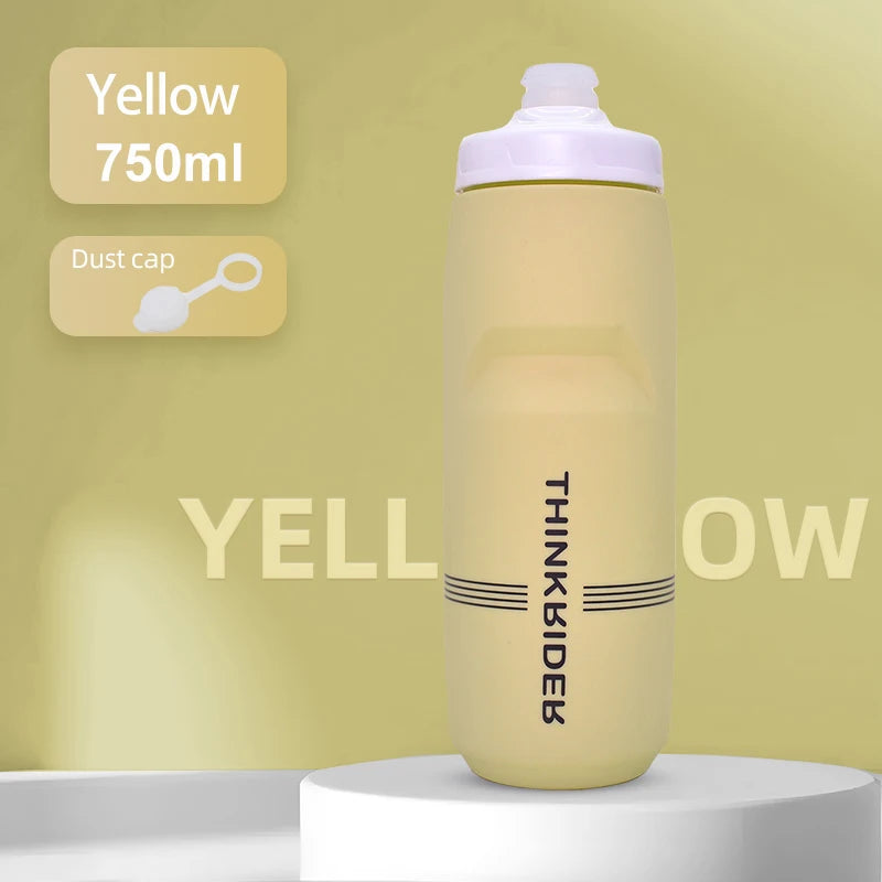 ThinkRider Bicycle Bottle MTB Road Bike Water Bottle Outdoor Sports Plastic Portable Large Capacity Drink Cycling Water Bottle