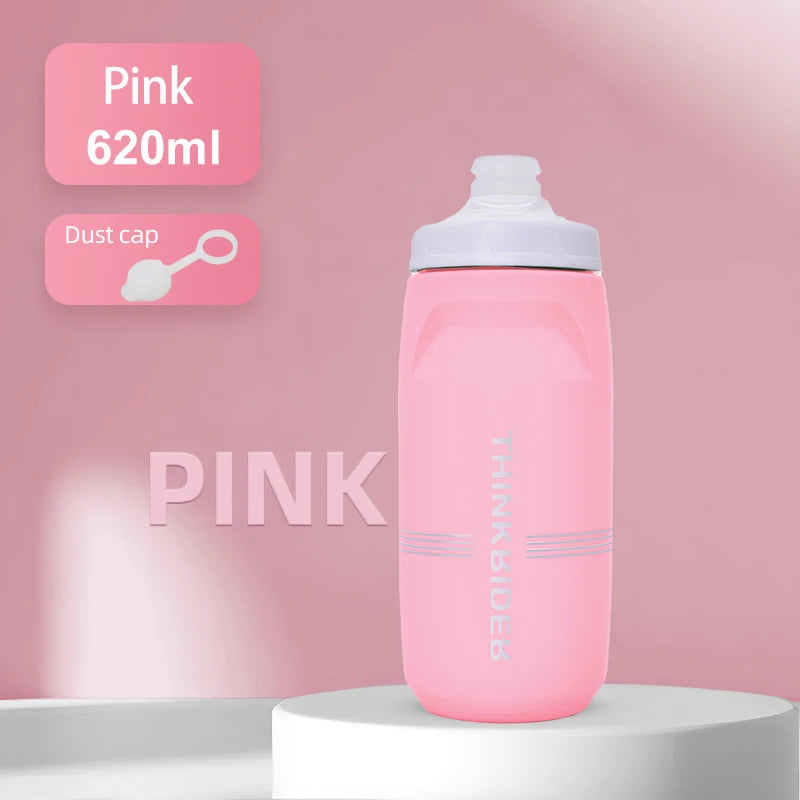 ThinkRider Bicycle Bottle MTB Road Bike Water Bottle Outdoor Sports Plastic Portable Large Capacity Drink Cycling Water Bottle