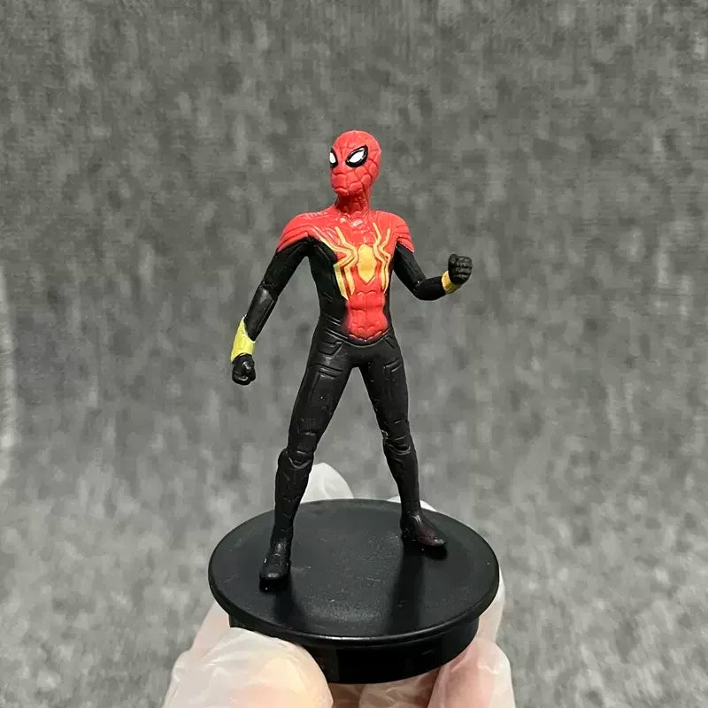Marvel Movie AvengersSuper Mini Action Figure Hero Iron Man Spiderman Dolls Ornaments Collectible Model Children's Birthday Gift