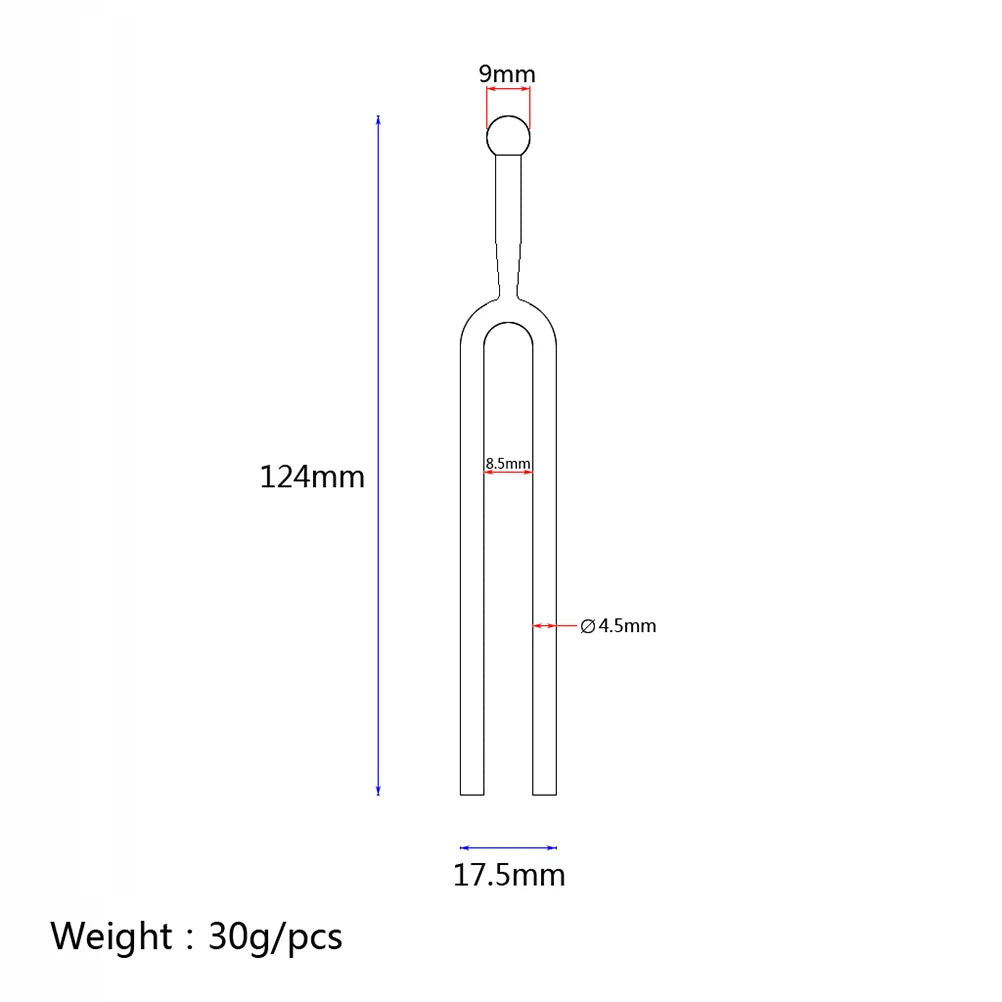 440 Hz Tuning Fork Violin 440Hz Guitar Stringed Instrument Tuner Musical Sound Sensing