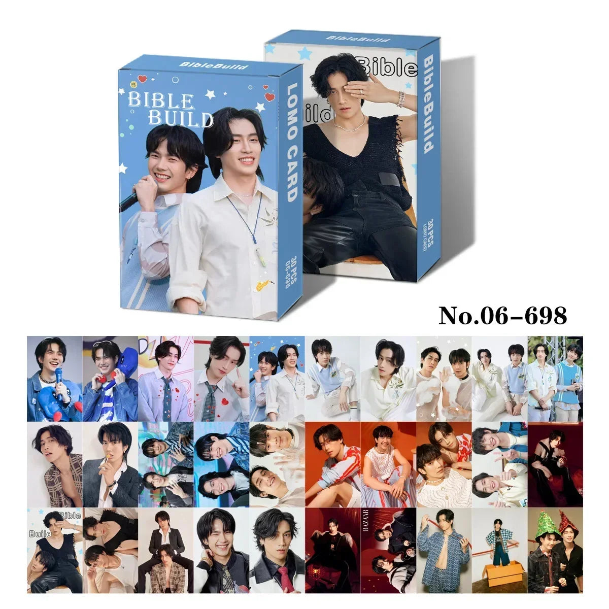 30PC/SET Bossnoeul Bbbuild Pondphuwin Firstkhaotung Geminifourth Perthsaint Winnysatang Netjames Zeenunew Ohmfluke Box Lomo Card