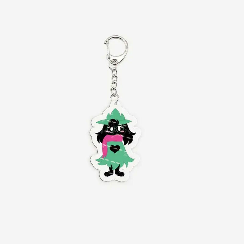 Popular Game Deltarune Spamton Susie Ralsei Meme Keychains for Accessories Bag Noelle Spamton KeyringsFans Gifts Gamer Friends