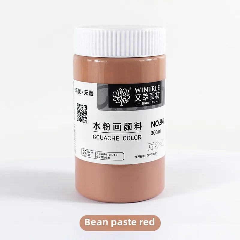 Gouache Paint Super Gouache Color 300ml Single Pack Art Class Non-toxic Beginner Pigment Art Student Special Large Bottle