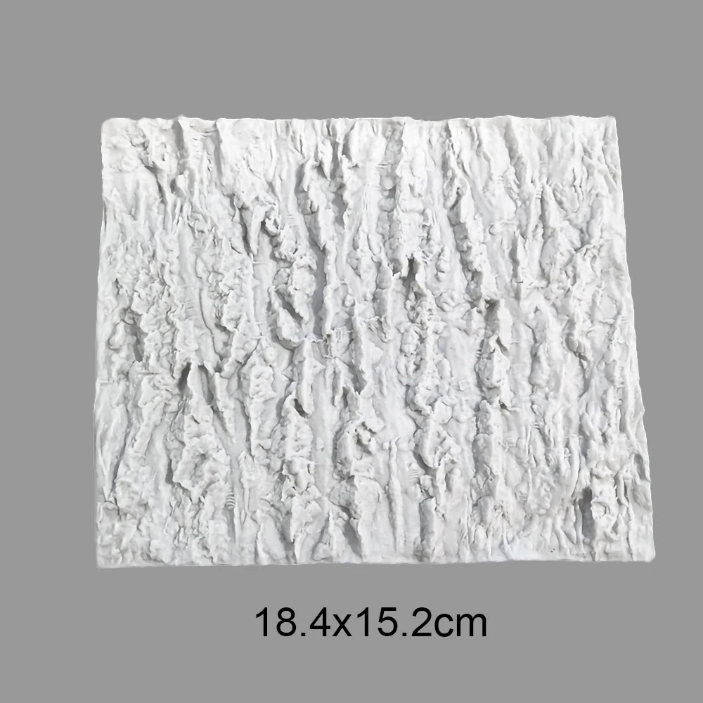 Pottery mold Stone Wall Mold Texture Bark Brick Wall Silicone Printing Mold Simulation Clay Texture Stone texture