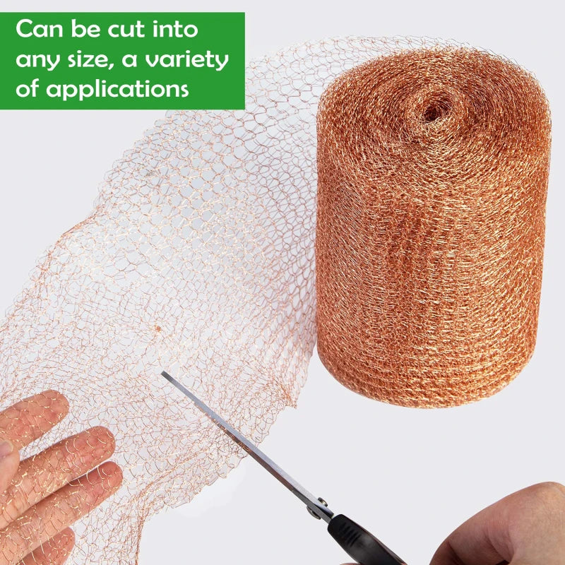 Anti-Snail Copper Wire Mesh Copper Wire Net Signal Shielding Net Wire Pest & Rodent Net Copper Mesh Decor Garden Net