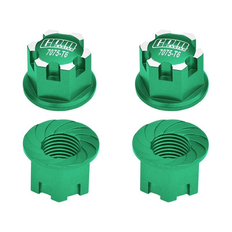 GPM Metal Alloy 17mm Wheel Nuts Tire Nut 7758 for Traxxas 1/6 XRT 1/5 X-MAXX 8S 1/8 Sledge 1/10 E-Revo 2.0 MAXX WideMaxx RC Car