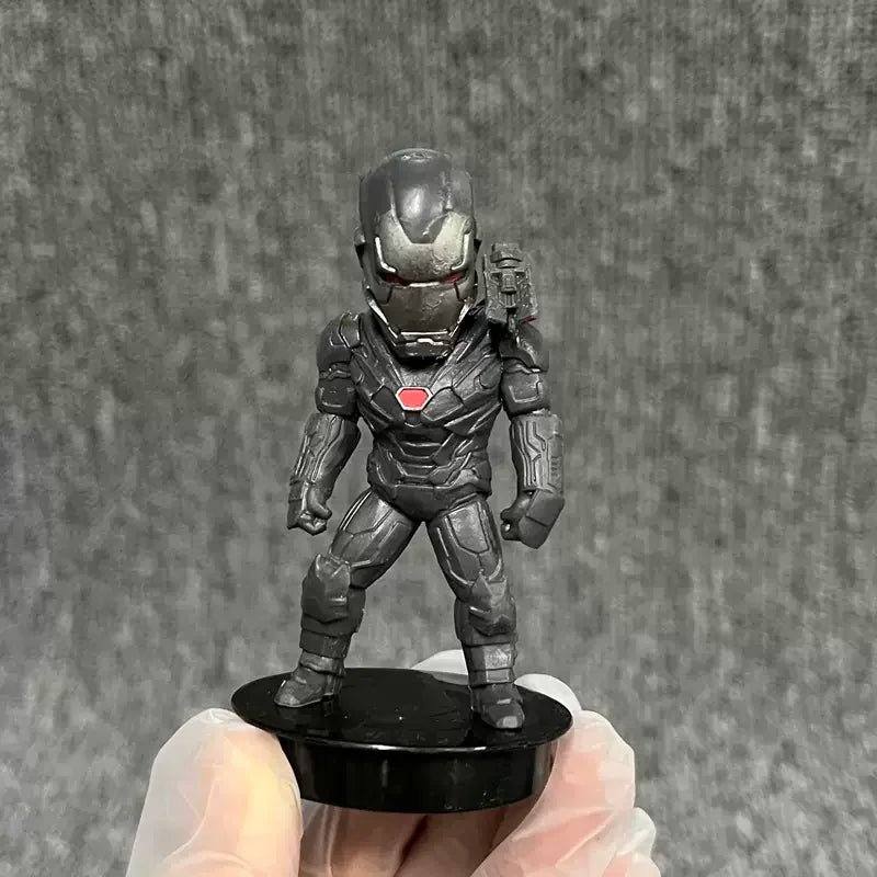 Marvel Movie AvengersSuper Mini Action Figure Hero Iron Man Spiderman Dolls Ornaments Collectible Model Children's Birthday Gift