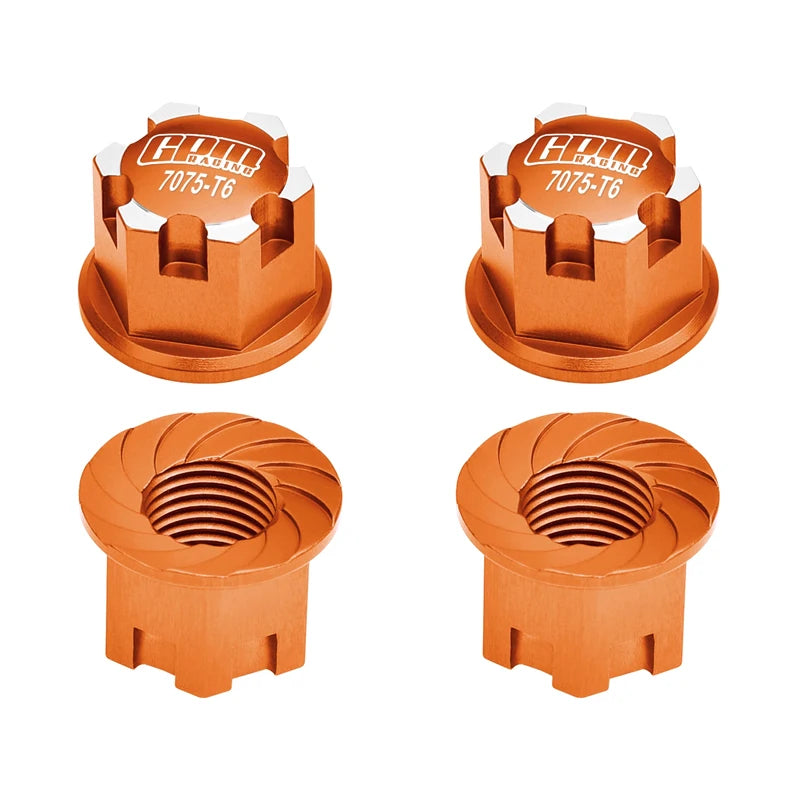 GPM Metal Alloy 17mm Wheel Nuts Tire Nut 7758 for Traxxas 1/6 XRT 1/5 X-MAXX 8S 1/8 Sledge 1/10 E-Revo 2.0 MAXX WideMaxx RC Car