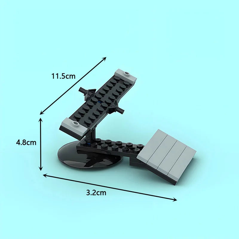 NEW MOC Building Blocks Cars Display Stand Fit for Speed Champions Racing Cars Model DIY Creative Ideas Bricks Bracket Toys