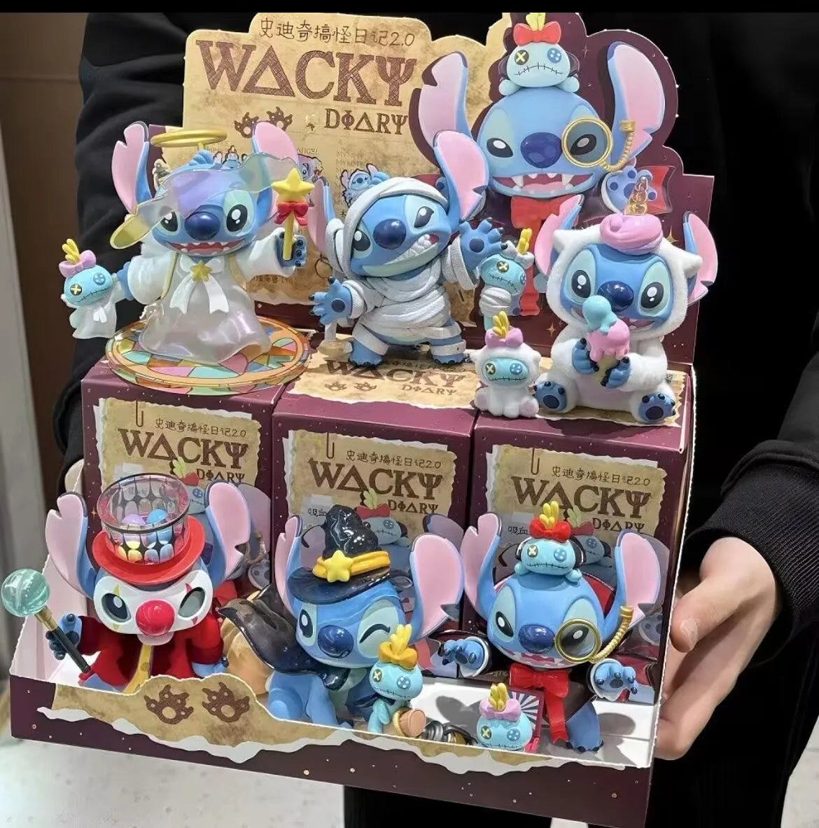 Stitch Has to Take a Bite No Matter How Sleepy It Is GenZ Street Series Mystery Box Funny Diary Mystery Box Children's Toys