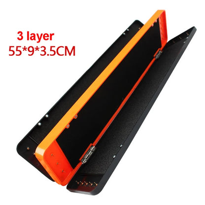 2 layer/3 layer Carp Fishing Rig Tackle Box Zig Chod Stiff Hair Rig Storage Box for Herabuna Fishing Line Hook Equipment