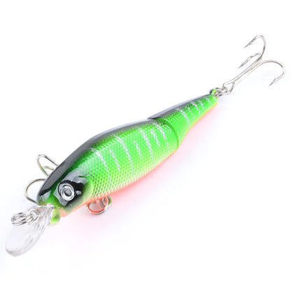 1PCS Quality Floating Minnow Fishing Lure 7.4g 9.2cm Hard  Wobblers Artificial Bait With Treble Hook Crankbaits Bass Tackle