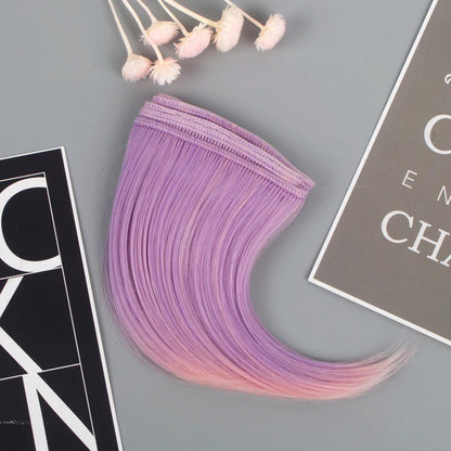 New 10cm DIY Hairline big roll big buckle dark button Tresses Doll Wig Material Hair Wig For 1/3 1/4 BJD Doll Accessories toys