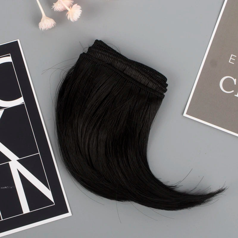 New 10cm DIY Hairline big roll big buckle dark button Tresses Doll Wig Material Hair Wig For 1/3 1/4 BJD Doll Accessories toys