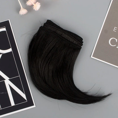 New 10cm DIY Hairline big roll big buckle dark button Tresses Doll Wig Material Hair Wig For 1/3 1/4 BJD Doll Accessories toys