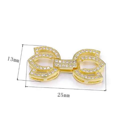 Jewellery Making Supplies Copper Inlaid AAA CZ Rhinestone Round Heart Clasps For Bracelets Making Fastening Jewelry Findings