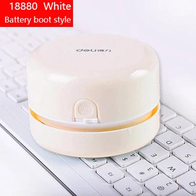 Deli Portable Desktop Cleaner Mini Desk Vacuum Cleaner 18880 for School Classroom School Office Supplies