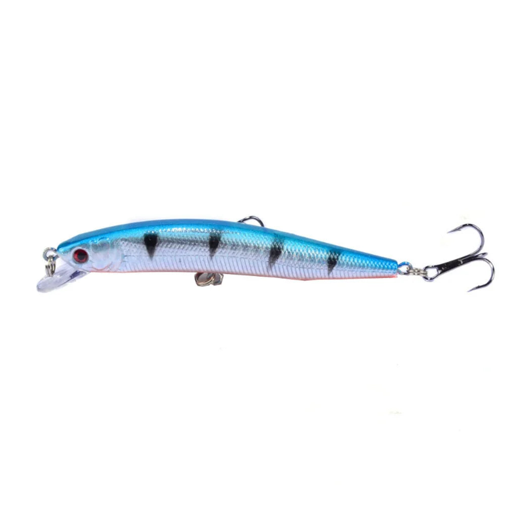 1Pcs Plastic Floating Wobbler Fishing Lure 10cm 8.3g Minnow Artificial Hard Bait Crankbait Pike Bass Treble Hooks Tackle