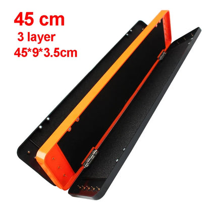 2 layer/3 layer Carp Fishing Rig Tackle Box Zig Chod Stiff Hair Rig Storage Box for Herabuna Fishing Line Hook Equipment