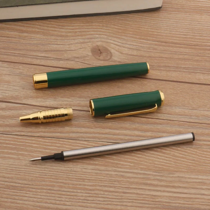 High Quality JL 220 Rollerball Pen Dark Green Business Office School Supplies Ballpoint Ink Pens
