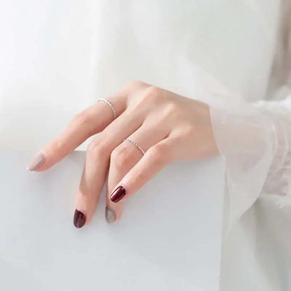 SOFTPIG Real 925 Sterling Silver Minimalist round Ring For Fashion Women Party Cute Fine Jewelry Geometry Accessories Gift